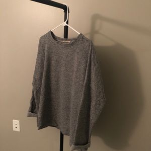 Zara gray cotton blend sweatshirt